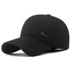 Mens Winter Warm Wool Blend Baseball Cap with Ear Flaps Windproof Dad Hat