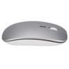 Wireless Optical Mouse 2.4GHz DPI Regulation Silent Switch Colorful Lights Office Light MouseSilver