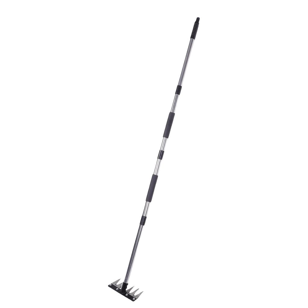 Heavy Duty Iron Ing Rake with Handle Garden Rake Tool for Removing S Loosening Soil Cleaning Flow Beds