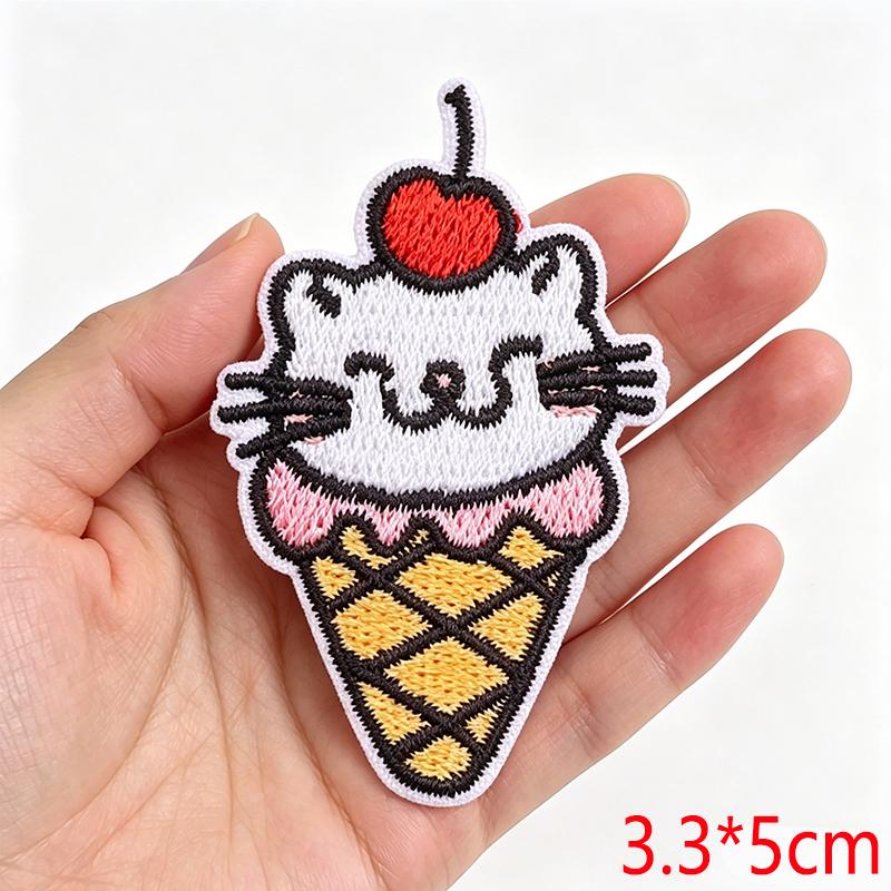 Cartoon Cute Small Animal Embroidered Iron On Patch DIY for Hats Jeans Backpack Clothing Sew Sticker Decoration Cap