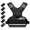 Adjustable Reflective Weighted Vest for Fitness Training