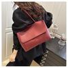 Faux Leather Tote Bag for Women Minimalist Magnetic Closure Shoulder Handbag