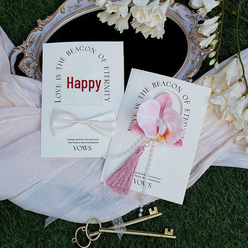 Ręcznie pisane karty przysięgi małżeńskiej dla Panny Młodej i Pana Młodego