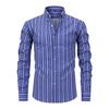 Men's Dress Shirt Regular Fit Pinpoint Stripe