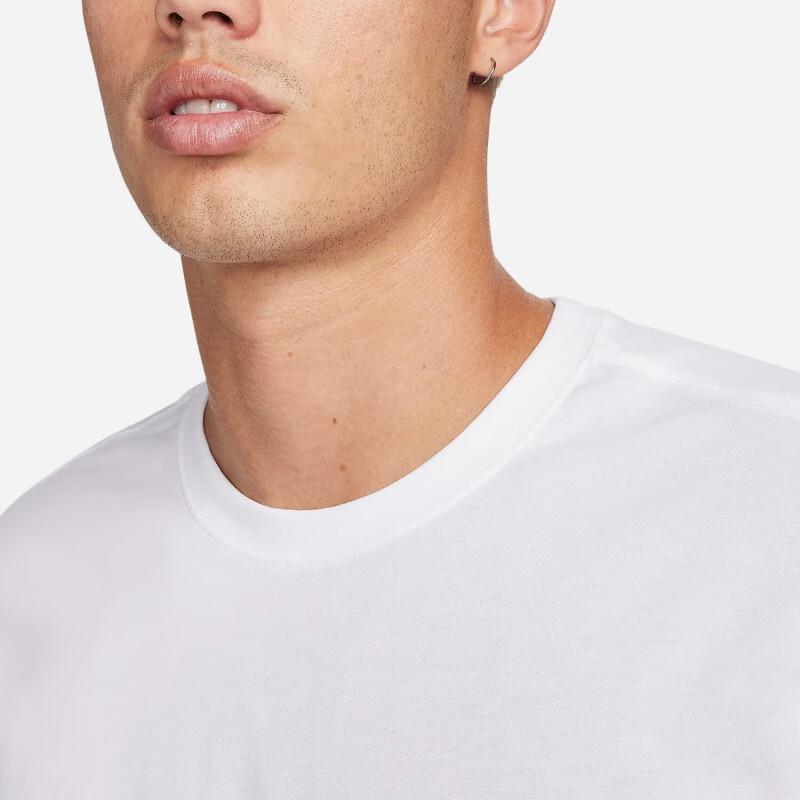 Nike Printed Crew Neck Casual Long Sleeve Shirt Men Tops White FJ1120-100