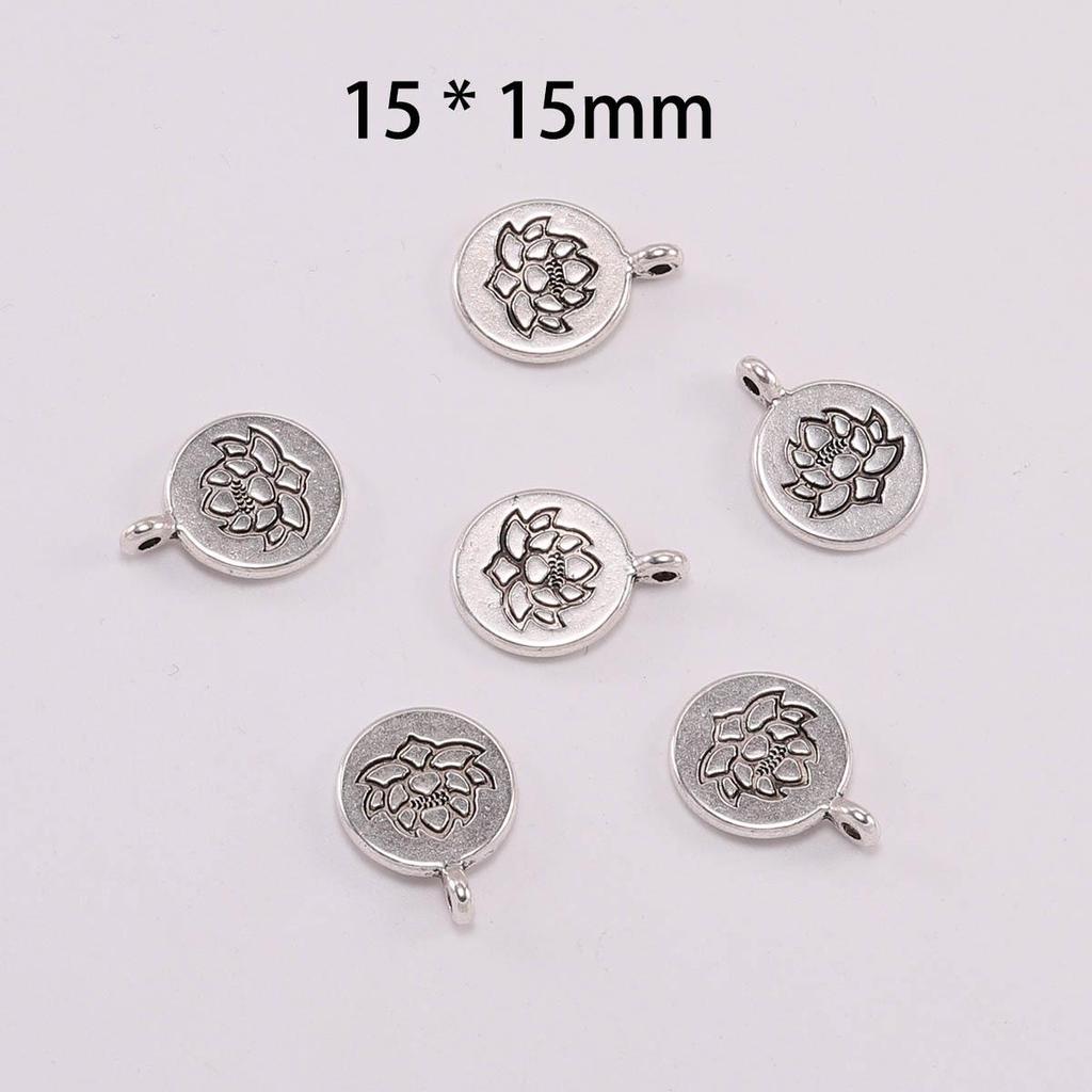 Pingente Buda Lótus Árvore da Vida - Acessório de Liga para Joias DIY