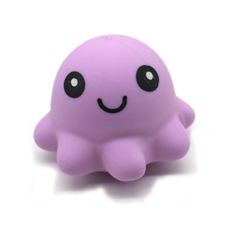 New TPR soft rubber octopus squeeze and release, relieve stress, octopus new unique toy
