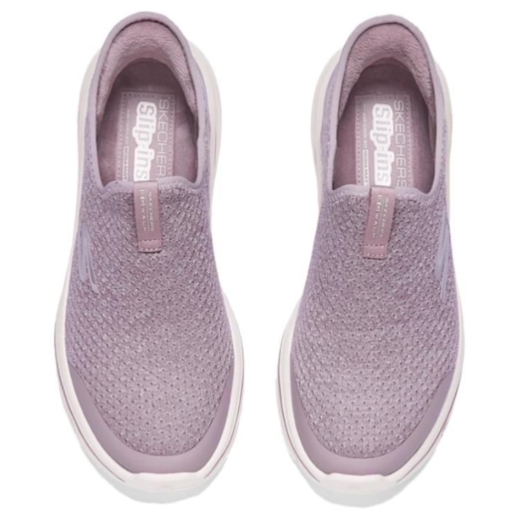 Skechers Go Walk 8 Lightweight Comfortable Breathable Supportive Rebound Walking Shoes Women Sneaker Rose-Pink 125933-MVE