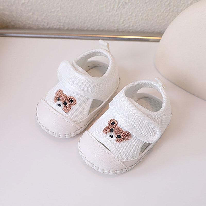 

Детские Сандалии Летние Новые Передняя Обувь Мягкая Подошва Обувь для Малышей 0-1,5 Года Мальчик и Девочка Детские Мультяшные 14