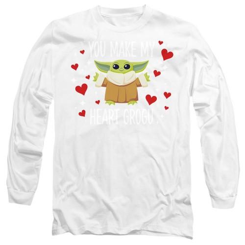 STAR WARS Unisexové tričko pro dospělé s motivem You Make My Heart Grogu