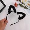 Hair Hoop Birthday Party Cat Ears Women Accessories Make Up Korea Style Headband Plush Hair Band