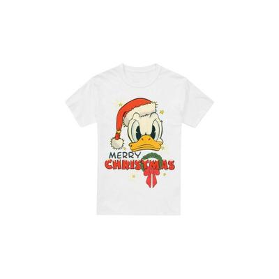Mens Merry Christmas Donald Duck T-Shirt