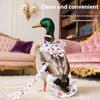 New 1/2Pcs Cute Cartoon Fashion Chicken Duck Vest Diaper Hen Belt Pet Traction Rope Set Comfortable Leads Pet Poultry Supplies