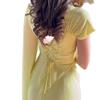 2025 Summer Women's Sheer High-Waist Slimming Dress - European & American Style Fashion