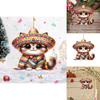 Cartoon Cat Car Hanging Decoration For Vehicles Christmas Tree Style