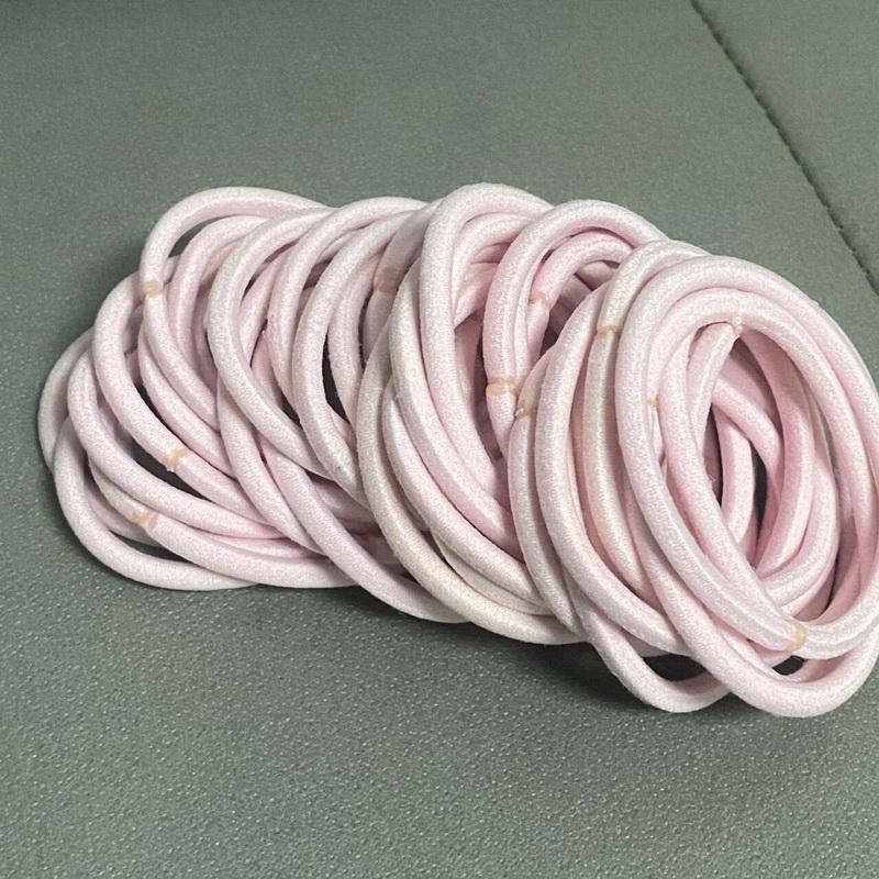 30 ks/sada Vysoce elastické černé gumičky do vlasů pro ženy držák na culík gumičky do vlasů dívky 4 mm Scrunchies čelenky doplňky