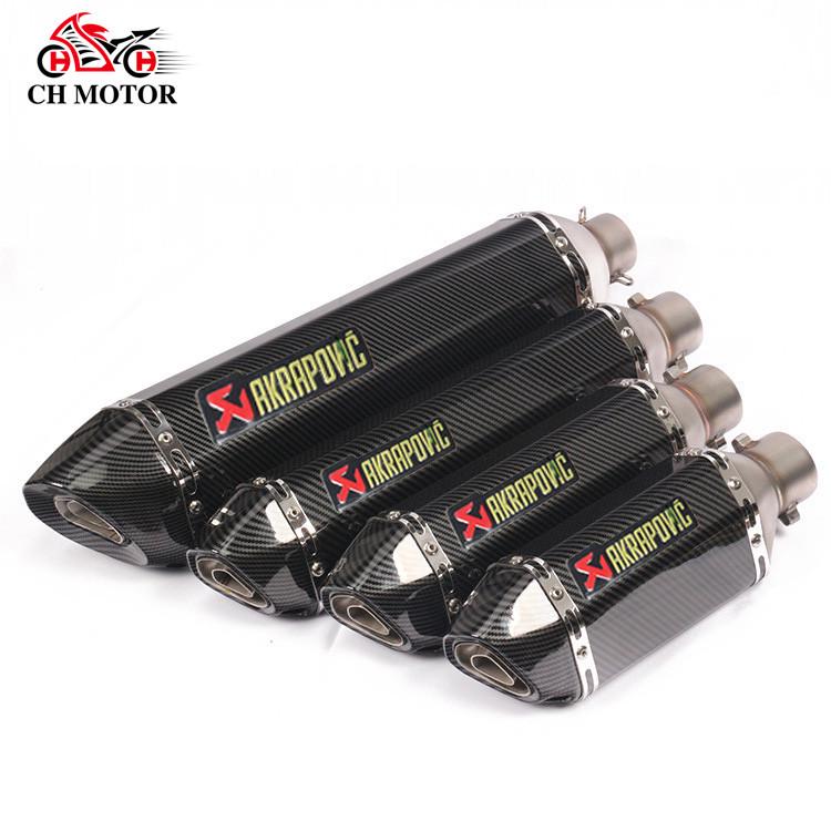 Huanglong Motorcycle Carbon Hex Exhaust for 600NINJA, 400CBR, 500R3, R25, GSX250