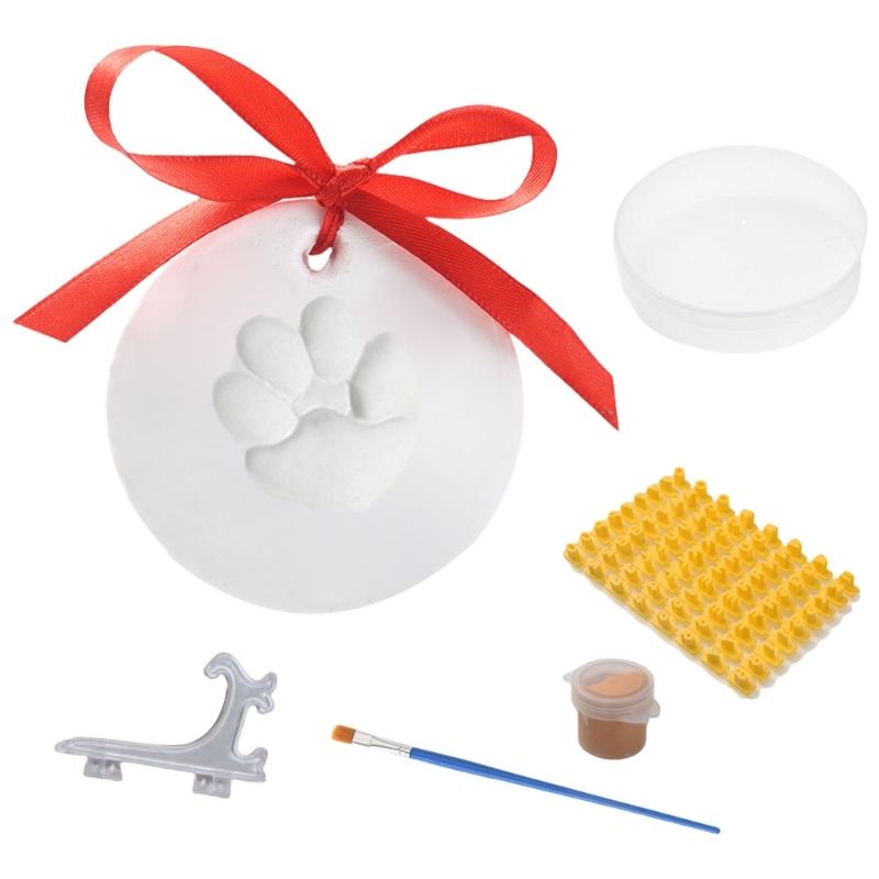 Pet Pawprints Preserve Your Pet Pawprints in a Beautiful Display Stand with This Simple DIY Set