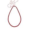 Mona Style Retro Coral Red Beaded Choker Necklace
