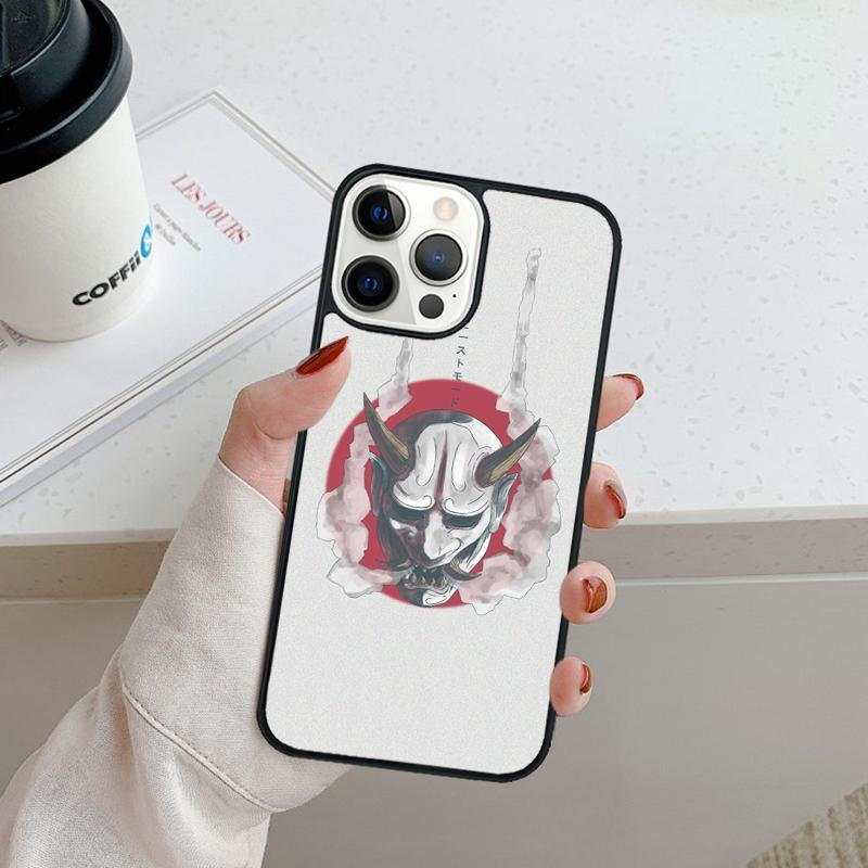 Hannya Demon Oni Phone Case For iPhone 17 Air 16 pro max 15 14 plus 12 13 Shell Cover coque