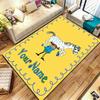 Pippi Longstocking Custom Name Carpet Rug for Living Room Bedroom Home Sofa Decoration,Kids play Non-slip Floor Mat