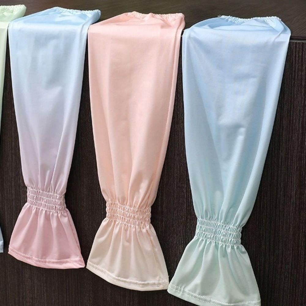 Gradient Long Ice Silk Sleeves Elastic Cycling Gloves Sun Protection Sunscreen Arm Covers  Outdoor