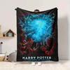 1pc Harry Potter Flannel Throw Blanket - HD Printed Lightweight Soft Warm All-Season Blanket for Sofa, Bed, Travel, Camping 058