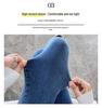 Women's High-Waist Skinny Denim Jeans - Dark Blue, Elastic, Plus Velvet, Spring 2024 Fashion.