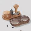 Universal 51/53/58mm Wood Coffee Tamper Holder Wooden Espresso Tamper Mat Stand Coffe Tamper Station Wooden Storage Base