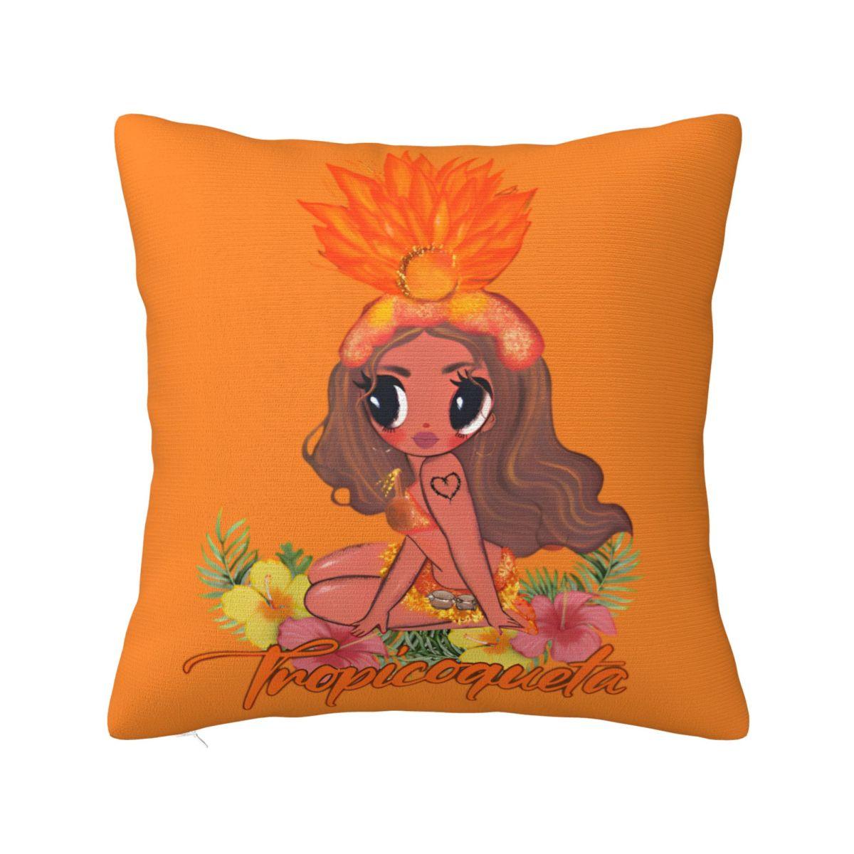 

Karol G Tropicoqueta 2025 Album Square Pillow Case Throw Pillow Verano Rosa Awesome Cushion Covers 30x30cm 12x12in