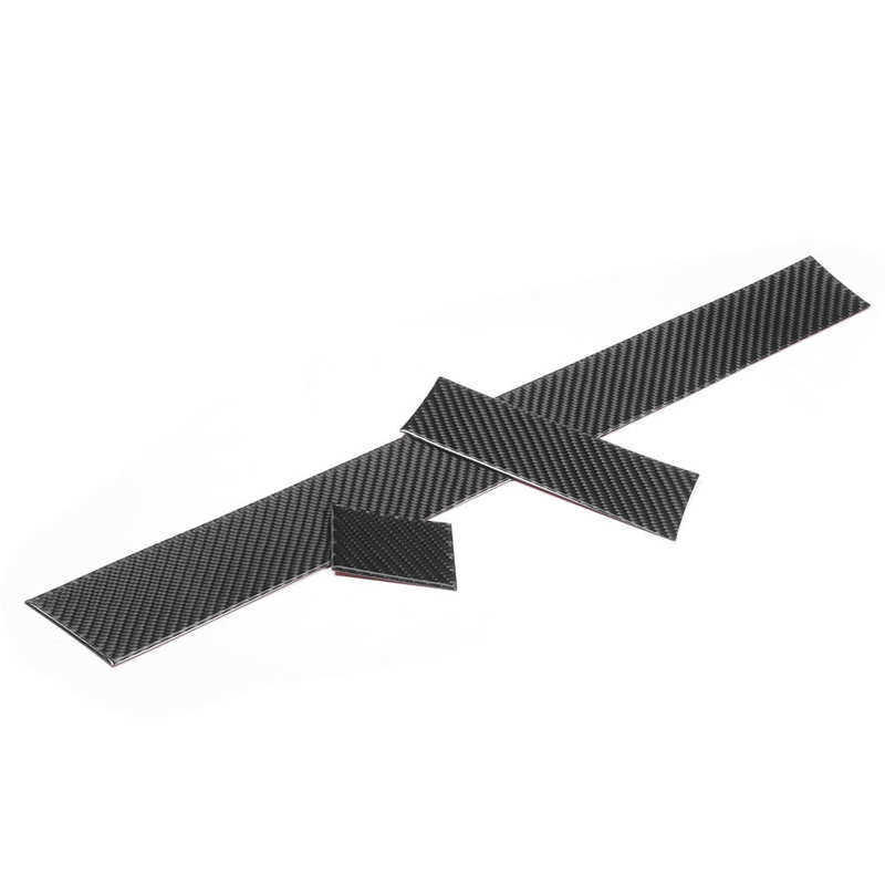 3 bucăți din fibră de carbon panou ornament pentru panou Decorat pentru BMW Seria 5 E60 E61 2004-2010 Auto Auto