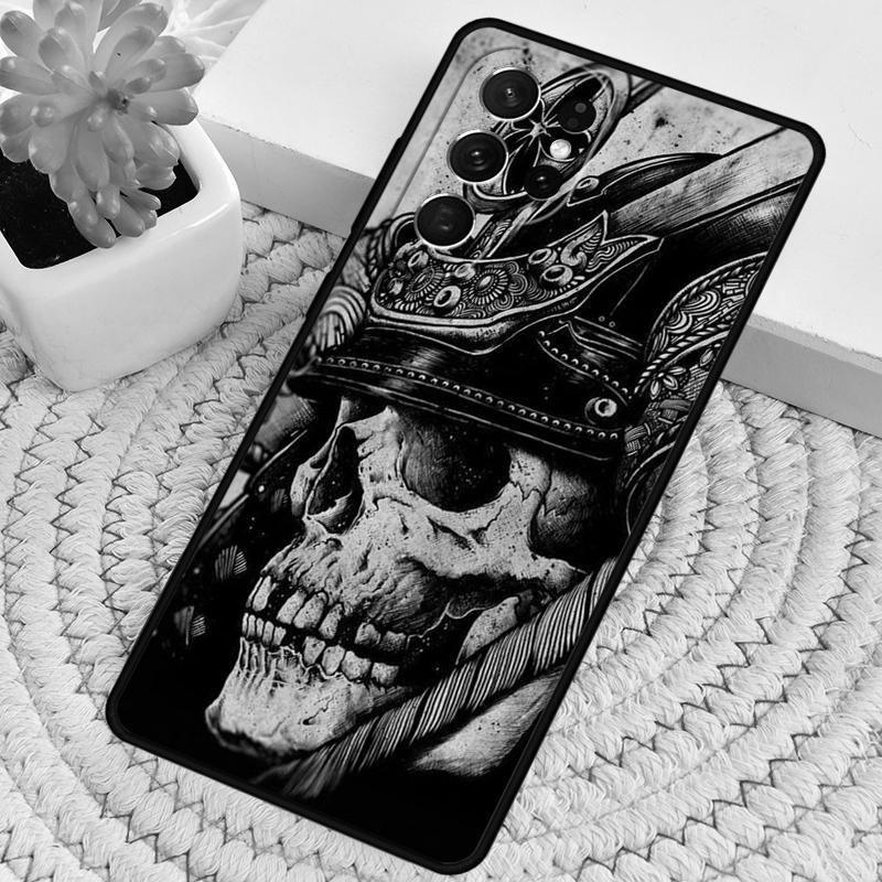 Samurai Demon TPU Phone Case For Samsung Galaxy Note 10 Pro S26 S25 S24 S23 S22 Ultra Plus S21 FE S20 Shockproof Cover