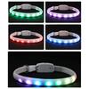LED Hundehalsband Verstellbar USB Wiederaufladbar Erhöhte Sicherheit Leuchtet im Dunkeln Haustierhalsband für Groß