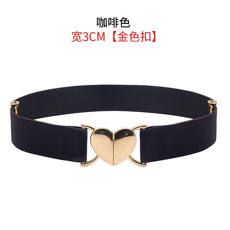 Contemporary Womens Elastic Waist Band With Smooth Buckle Fashionable Design For Occasion Every