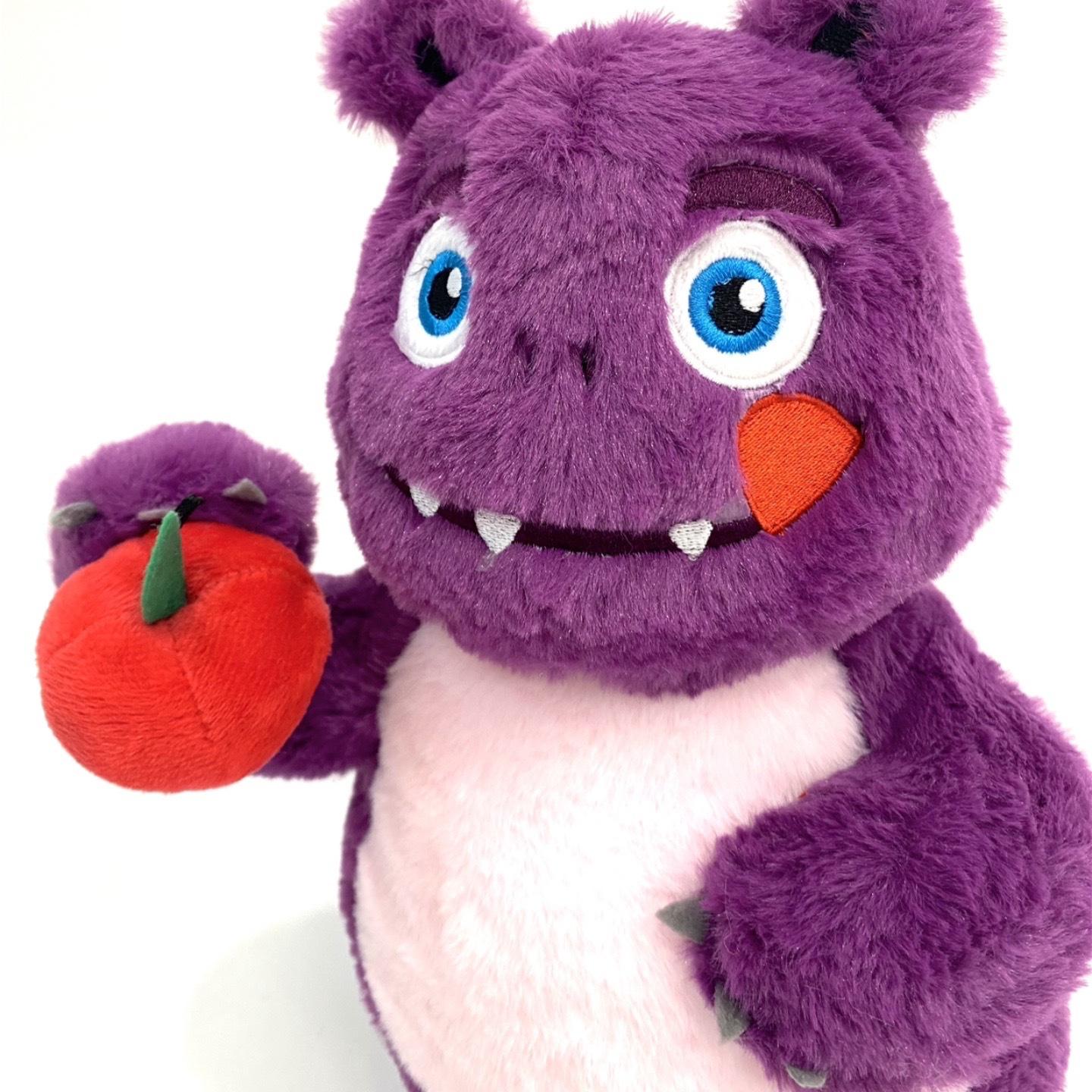 Милая плюшевая кукла-монстр с фиолетовым ртом 32cm — фото 6