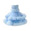 Girls Princess Tulle Dress Birthday Party Flower Girl Kids 3-8 Years