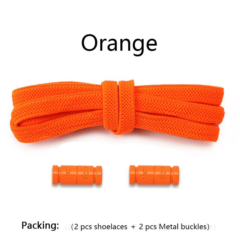 New Elastic Laces Sneakers Capsule Lock Boots Shoelaces Without ties Kids Adult No Tie Shoe laces Flat Rubber Shoelace for Shoes