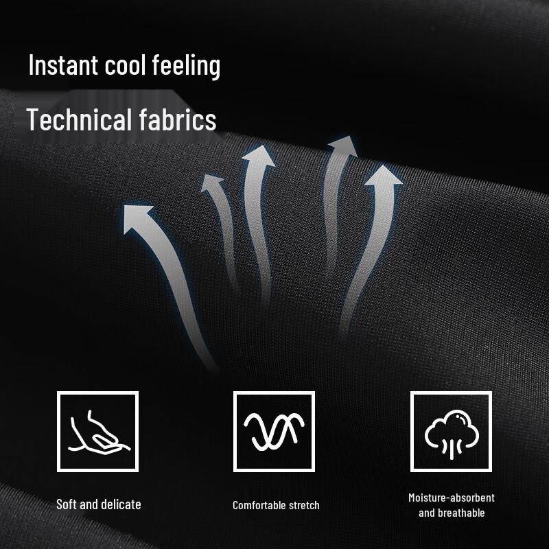 JEEP SPIRIT Men's Cool-Touch Ice Silk Jogger Pants