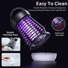 UV Mosquito Lamp, Electric Mosquito Killer Insect Trap 2000V, Powerful Mosquito Repellent Exterminator Bug Zapper for Indoors Outdoors Garden Bedroom