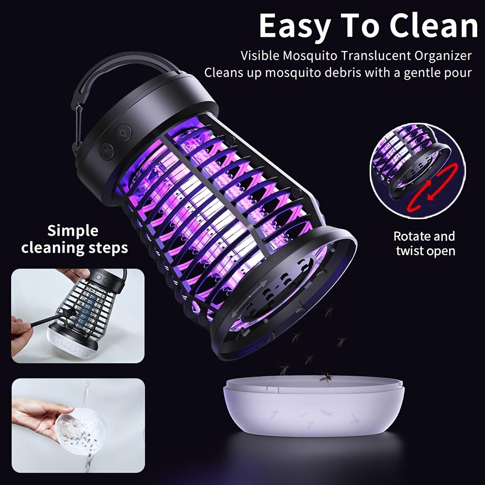 UV Mosquito Lamp, Electric Mosquito Killer Insect Trap 2000V, Powerful Mosquito Repellent Exterminator Bug Zapper for Indoors Outdoors Garden Bedroom