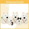 Adorable West Highland Terrier Plush Toy With Fruit Backpack Soft And Cuddly Design