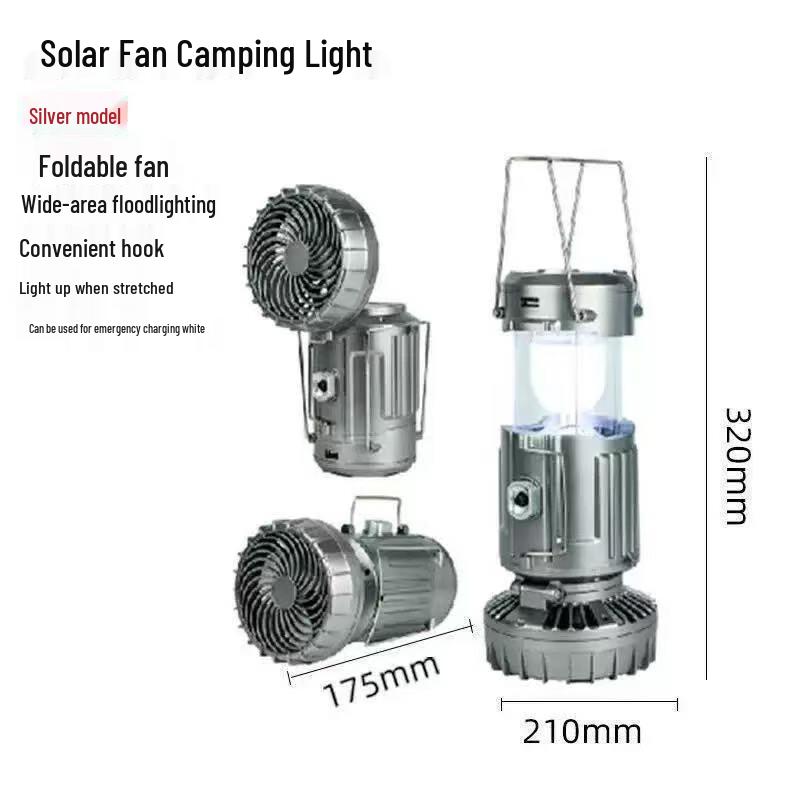 Lishi Multi-function Solar Camping Lantern Fan