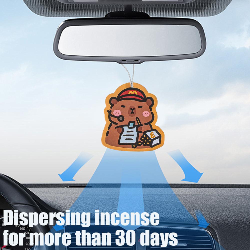 SKapybara Car Perfume Tablets Auto Deodorizer Air Freshener Home Cars Interior Decorative Pendant Automotive Accessories
