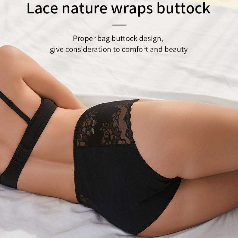 1/3 buc. Chiloți fiziologici pentru femei, cu 3 straturi, cu talie medie, etanșe, chiloți pentru femei din dantelă, chiloți pentru femei confortabili, respirabili, pentru menstruație