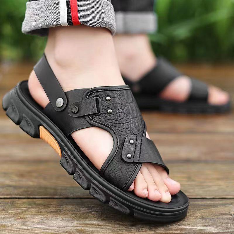 Sandals Men's Platform Men's Platform Non-slip Beach Shoes Wear-resistant Dual-purpose Cool Slippers