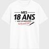 18th Birthday or 18th French Text T-shirt Men's T-shirt Summer New Style Unisex Casual T-shirt