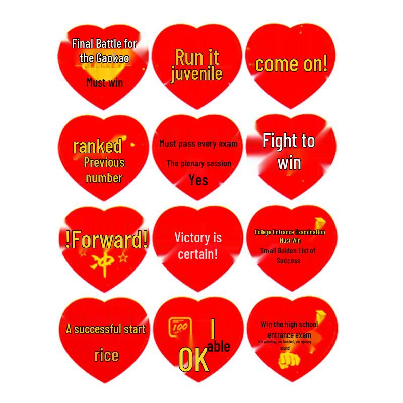Exam Success Motivational Stickers
