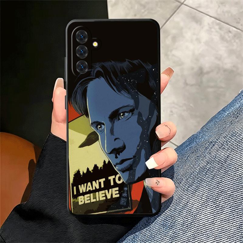 The X Files I Want to Believe Soft Phone Case for Samsung A17 A37 A57 A16 A26 A36 A56 A15 A25 A35 A55 A14 A24 A34 A54 A13 A23 A3