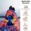 1pc Stitch Printing Blanket - Soft, All-Season Throw for Living Room, Bedroom,Travel