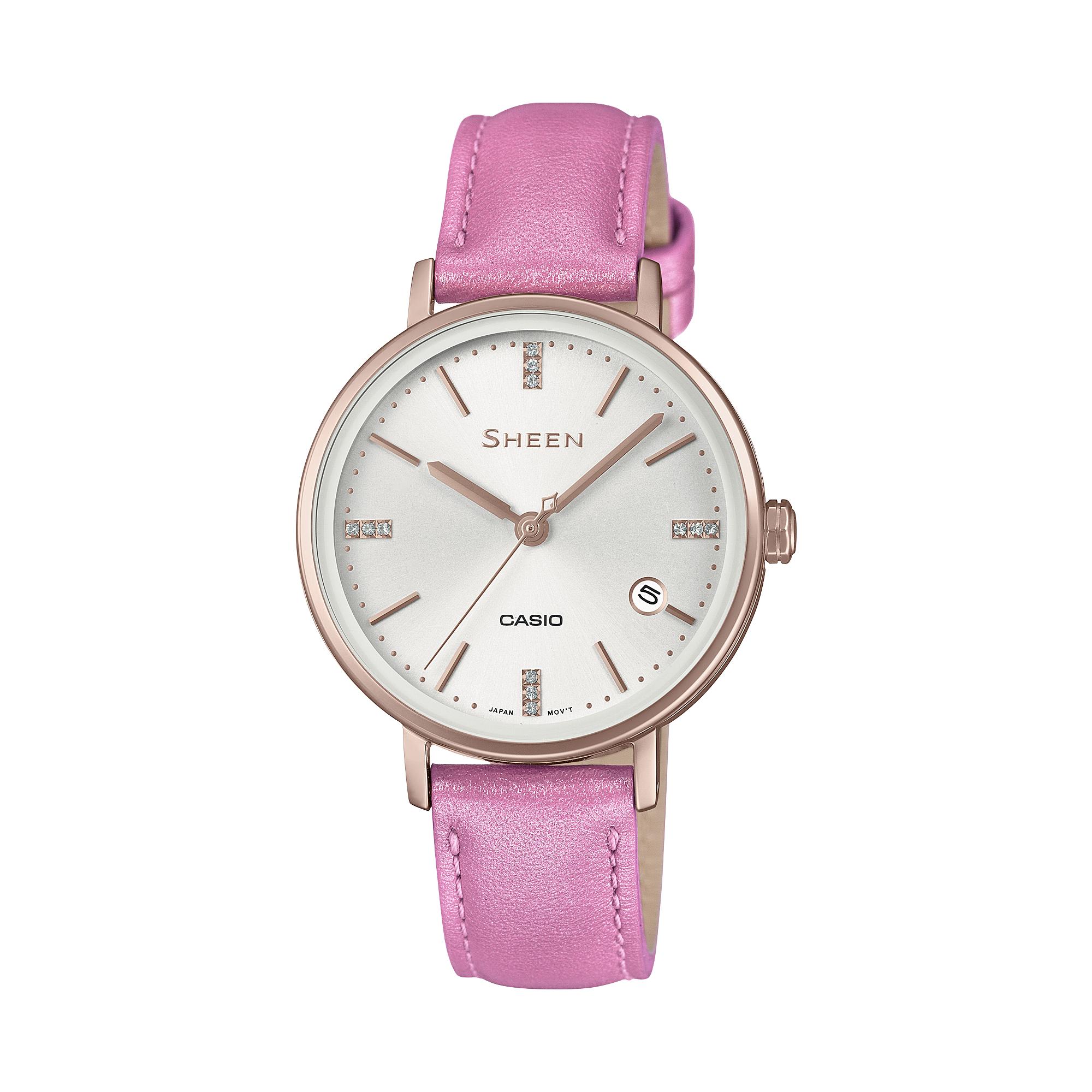 Casio Men s Analog Quartz Watch SHE-4048CGL-7B белый
